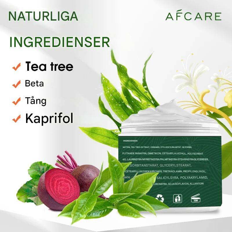 GrönRoa – Vegansk Ansiktskräm med Tea Tree | För en Lugnare, Mer Balanserad Hud