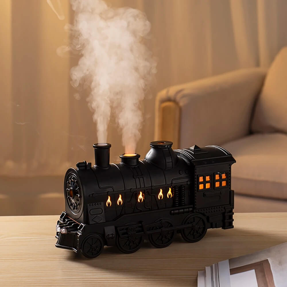 TrainAroma - Luftfuktare & Aromadiffusor med LED och Fjärrkontroll | Unik Tåginspirerad Design