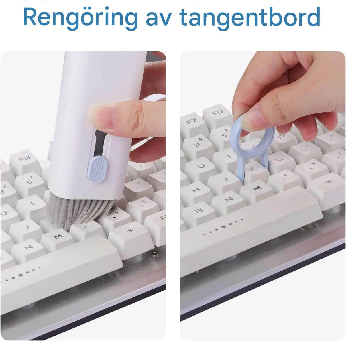 CleanMate – 7-i-1 Rengöringskit för Tangentbord & Hörlurar | Smart Vårdlösning för Dator & Teknikprylar