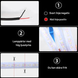 GlowTail - LED DRL Car Headliner | 150cm Sequential Light Strip with Water Resistant Design