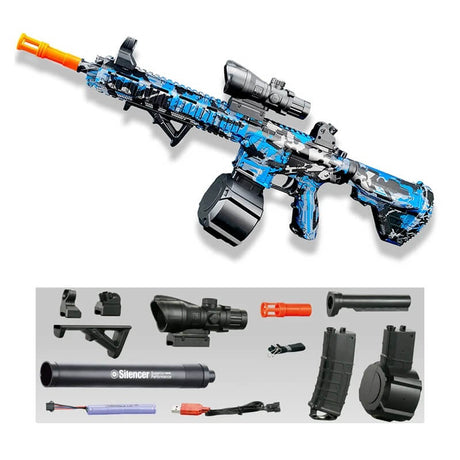 BlastForge – M416 Gelékulgevär med 7.4V Batteri och Dubbelmagasin | För Aktiva Utomhuslekar