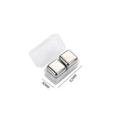 FrostGleam - Stainless Steel Ice Cube Set | Reusable Ice Cubes for Whiskey, Wine & Cocktails - Stylish, Cool & No Dilution