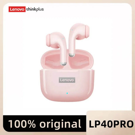 Lenovo LP40 Pro – Trådlösa Bluetooth 5.1 Hörlurar | HiFi-ljud, Touchkontroll, Laddningsetui och Mikrofon