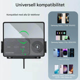 ChargeMount - Adjustable Smart Car Phone Holder with 15W Wireless Charging Pad for Foldable Screens