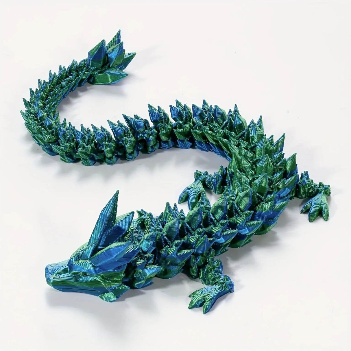 DrakeMorph - Rörlig 3D-printad Drakmodell för Dekor och Fantasi