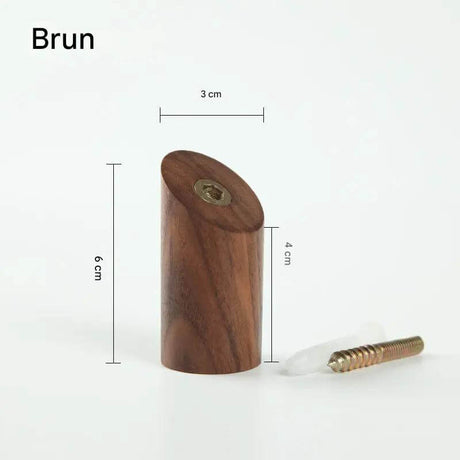 BarkHook – Väggmonterad Träkrok för Kläder, Nycklar & Accessoarer | Stilren Förvaring i Naturlig Design