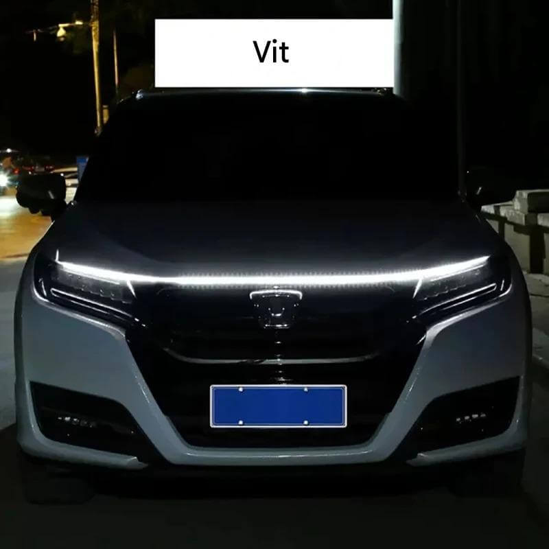 GlowTail - LED DRL Car Headliner | 150cm Sequential Light Strip with Water Resistant Design