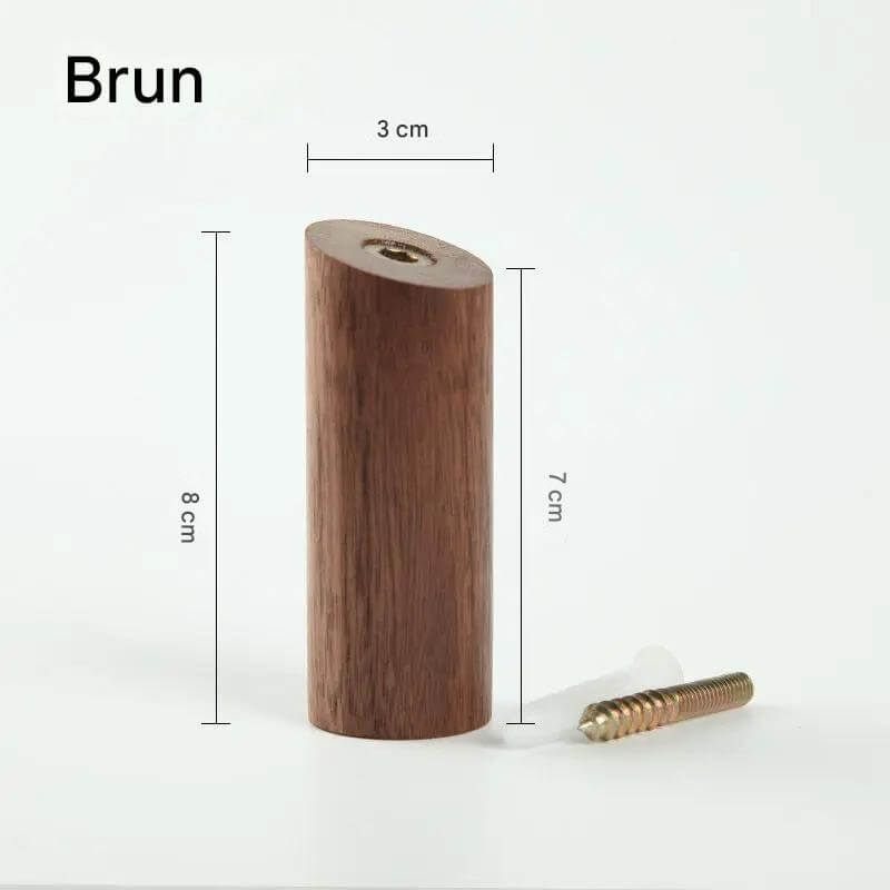 BarkHook – Väggmonterad Träkrok för Kläder, Nycklar & Accessoarer | Stilren Förvaring i Naturlig Design