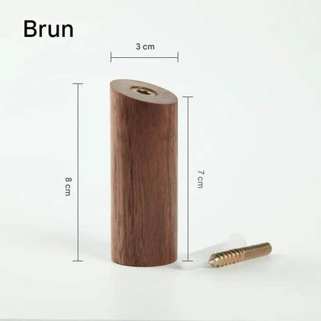 BarkHook – Väggmonterad Träkrok för Kläder, Nycklar & Accessoarer | Stilren Förvaring i Naturlig Design