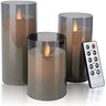 Glowelle - LED Wax Candle with Realistic Flame Effect with Remote Control and Dimmer