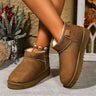 Frostea - Women's Slip-on Mockaboots Comfortable and Stylish for Cold Weather