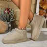 Frostea - Women's Slip-on Mockaboots Comfortable and Stylish for Cold Weather