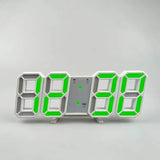 BrightChrono – 3D Digital LED Vägg- & Bordsklocka | Stilren Tidsvisning för Hem & Kontor