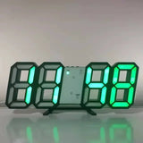 BrightChrono – 3D Digital LED Vägg- & Bordsklocka | Stilren Tidsvisning för Hem & Kontor
