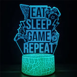 3D LED Lampa Gamer