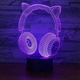 3D LED Lampa Gamer