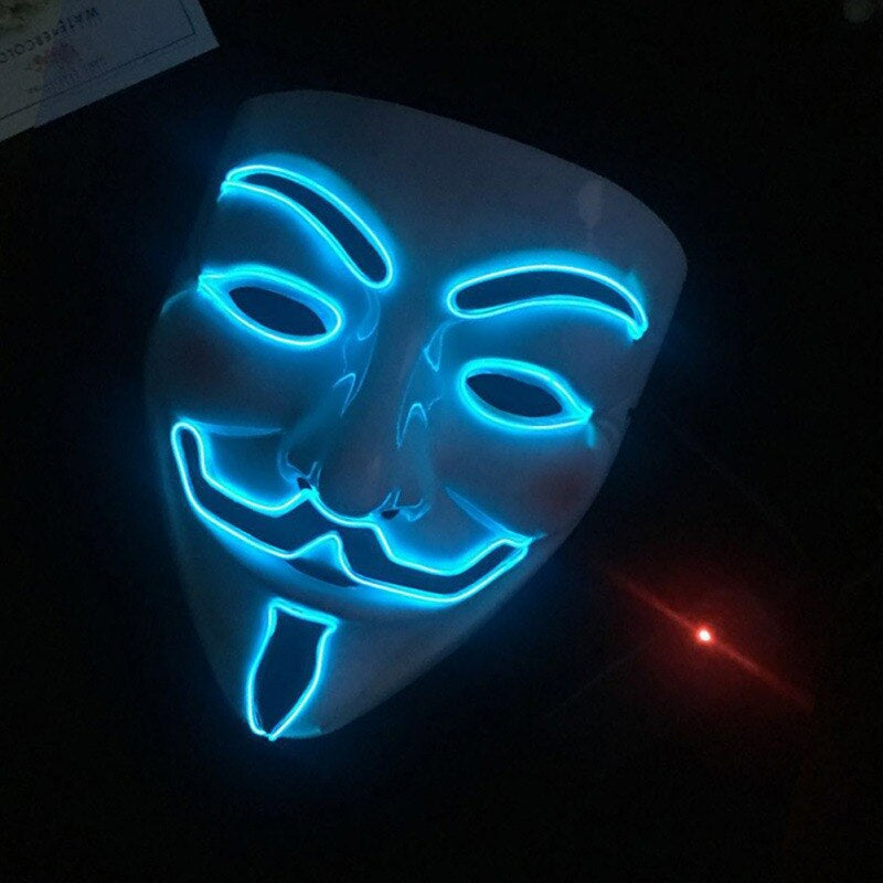 V For Vendetta LED-Mask