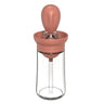 Glass Oil Bottle with Silicone Brush Kitchen Food