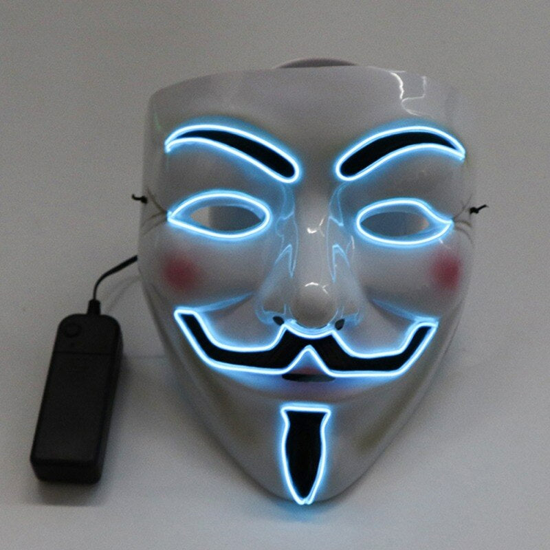 V For Vendetta LED-Mask