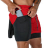 Men's Training Shorts with Inner Pants