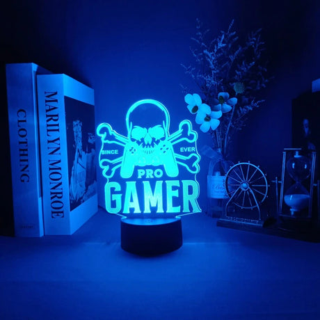 3D LED Lampa Gamer