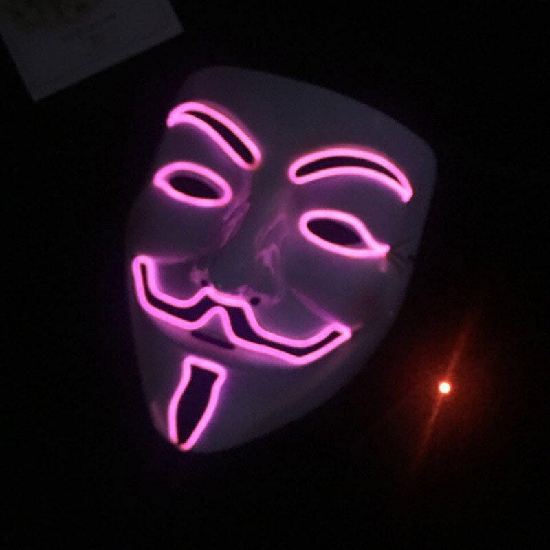 V For Vendetta LED-Mask