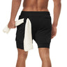 Men's Training Shorts with Inner Pants